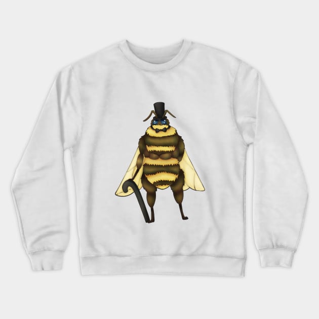 BumbleBee Gentleman Crewneck Sweatshirt by BeksSketches